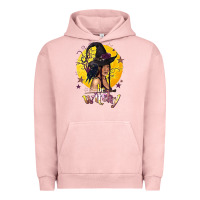 Pigment Salmon Be Witchy Black Witch Urban Hoodie - texasbilliewilder