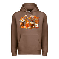 Chestnut Fall Coffee Cups Premium Hoodie - texasbilliewilder
