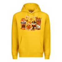 Lemon Fall Coffee Cups Premium Hoodie - texasbilliewilder