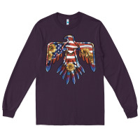 Plum thunderbird usa Long Sleeve Tee - BarkalooDesign