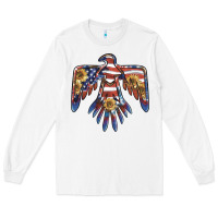 White thunderbird usa Long Sleeve Tee - BarkalooDesign