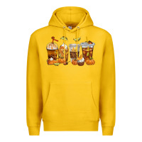 Lemon Fall Coffee Cups Premium Hoodie - texasbilliewilder