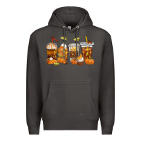 Smoke Fall Coffee Cups Premium Hoodie - texasbilliewilder