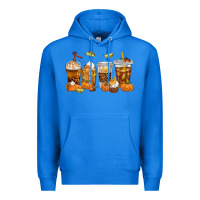 True Royal Fall Coffee Cups Premium Hoodie - texasbilliewilder