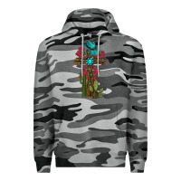 Slate Camo cross gemstone cactus roses cowboy hat Premium Hoodie - RanaPortraitStore
