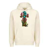 Tofu cross gemstone cactus roses cowboy hat Premium Hoodie - RanaPortraitStore