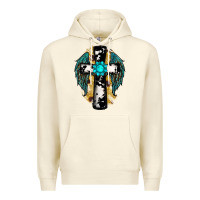 Sandshell cross gemstone wings Premium Hoodie - RanaPortraitStore