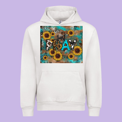 Just Pray Tumbler Urban Hoodie Designed By Ranaportraitstore