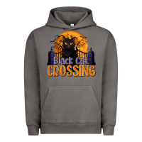 Pigment Tornado Black Cat Crossing Urban Hoodie - texasbilliewilder