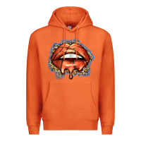 Carrot basketball lips Premium Hoodie - Zillion Design Studio