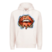 Pale Pink basketball lips Premium Hoodie - Zillion Design Studio