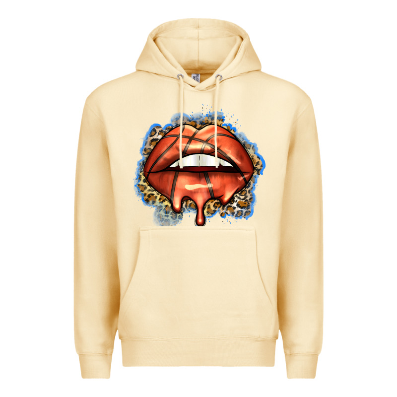 Basketball Lips Premium Hoodie by Zillion Design Studio | Teevron