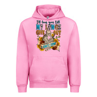 Fuchsia Pink i'll love you tillmy lungs give out i ain't lyin' Urban Hoodie - Zillion Design Studio