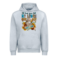 Heather Grey i'll love you tillmy lungs give out i ain't lyin' Urban Hoodie - Zillion Design Studio