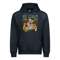 Navy i'll love you tillmy lungs give out i ain't lyin' Urban Hoodie - Zillion Design Studio