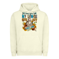 Pigment Pistachio i'll love you tillmy lungs give out i ain't lyin' Urban Hoodie - Zillion Design Studio
