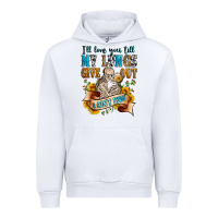 White i'll love you tillmy lungs give out i ain't lyin' Urban Hoodie - Zillion Design Studio