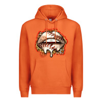 Carrot baseball lips Premium Hoodie - Zillion Design Studio