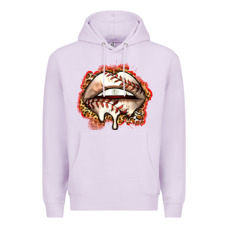 Baseball Lips Premium Hoodie by Zillion Design Studio | Teevron