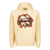 Pina Colada baseball lips Premium Hoodie - Zillion Design Studio