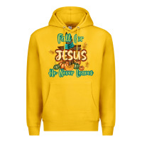 Lemon Fall for Jesus He Never Leaves Premium Hoodie - texasbilliewilder