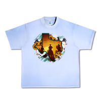 Grape Ice Horsehide Texas Map Cowboys Flag Urban Heavy Tee - RanaPortraitStore