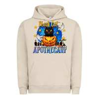 Pigment French Oak Black Cat Apothecary Urban Hoodie - texasbilliewilder