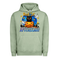 Pigment Oil Green Black Cat Apothecary Urban Hoodie - texasbilliewilder