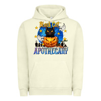 Pigment Pistachio Black Cat Apothecary Urban Hoodie - texasbilliewilder