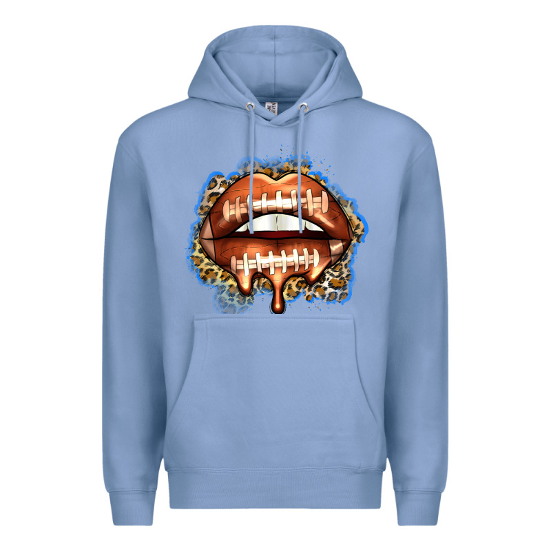 American Football Lips Premium Hoodie by Zillion Design Studio | Teevron