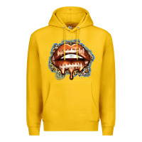 Lemon american football lips Premium Hoodie - Zillion Design Studio