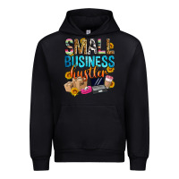 Black small business hustler Urban Hoodie - Zillion Design Studio
