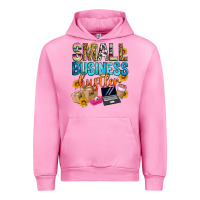 Fuchsia Pink small business hustler Urban Hoodie - Zillion Design Studio