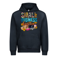 Navy small business hustler Urban Hoodie - Zillion Design Studio