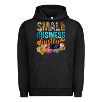 Pigment Black small business hustler Urban Hoodie - Zillion Design Studio