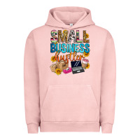 Pigment Salmon small business hustler Urban Hoodie - Zillion Design Studio