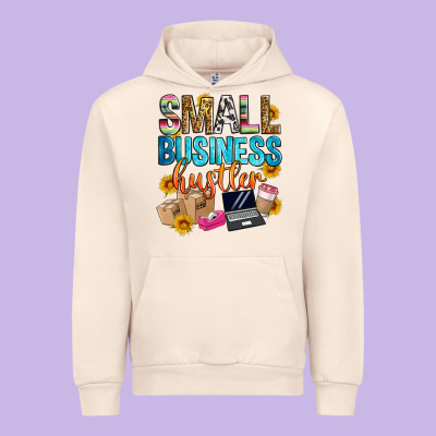 Small Business Hustler Urban Hoodie Designed By Zillion Design Studio