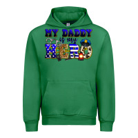 Emerald my daddy is my hero police Urban Hoodie - Zillion Design Studio