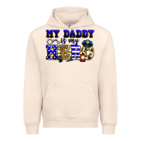 Sandshell my daddy is my hero police Urban Hoodie - Zillion Design Studio