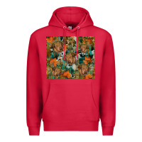 Cardinal fall cowhide highland cow tumbler Premium Hoodie - RanaPortraitStore