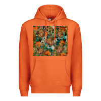 Carrot fall cowhide highland cow tumbler Premium Hoodie - RanaPortraitStore