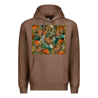 Chestnut fall cowhide highland cow tumbler Premium Hoodie - RanaPortraitStore
