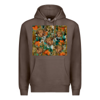 Coffee fall cowhide highland cow tumbler Premium Hoodie - RanaPortraitStore