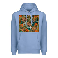 Colony Blue fall cowhide highland cow tumbler Premium Hoodie - RanaPortraitStore