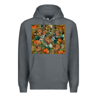 Rock fall cowhide highland cow tumbler Premium Hoodie - RanaPortraitStore