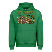 Emerald my daddy is my hero army Urban Hoodie - Zillion Design Studio