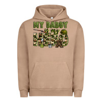 Pigment Burro my daddy is my hero army Urban Hoodie - Zillion Design Studio