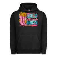 Pigment Black life is better in boots Urban Hoodie - Zillion Design Studio