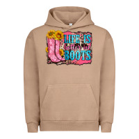 Pigment Burro life is better in boots Urban Hoodie - Zillion Design Studio