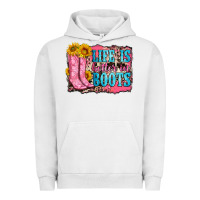 Pigment Lunar Rock life is better in boots Urban Hoodie - Zillion Design Studio